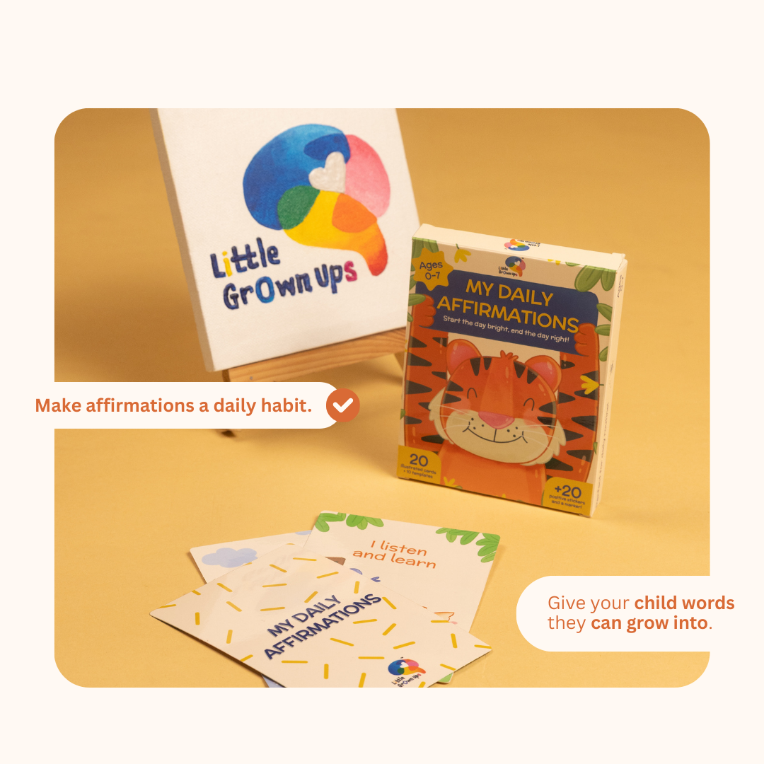 Affirmations Cards for Kids | Pack of 5 for Gifting