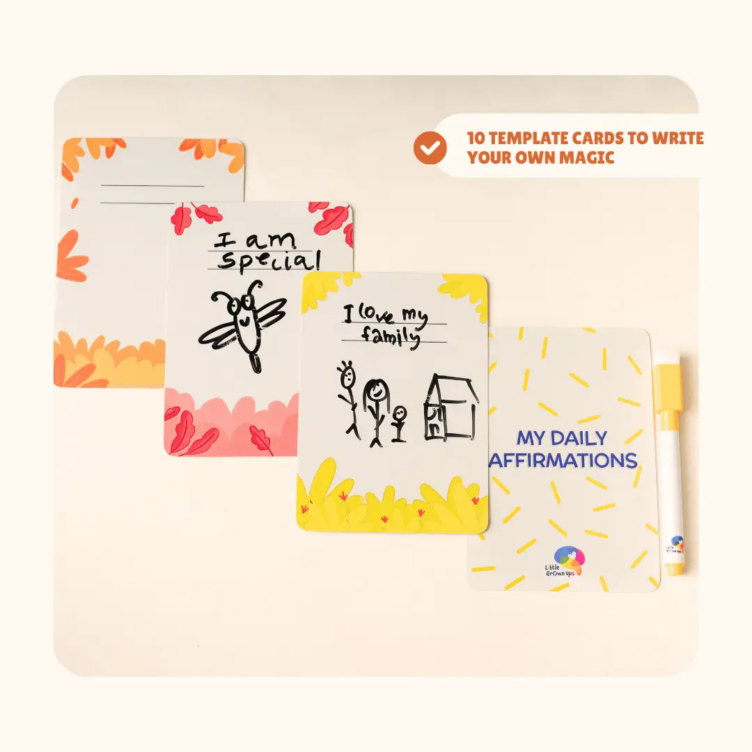 Daily Affirmations Cards for Kids | Pack of 5 for Gifting