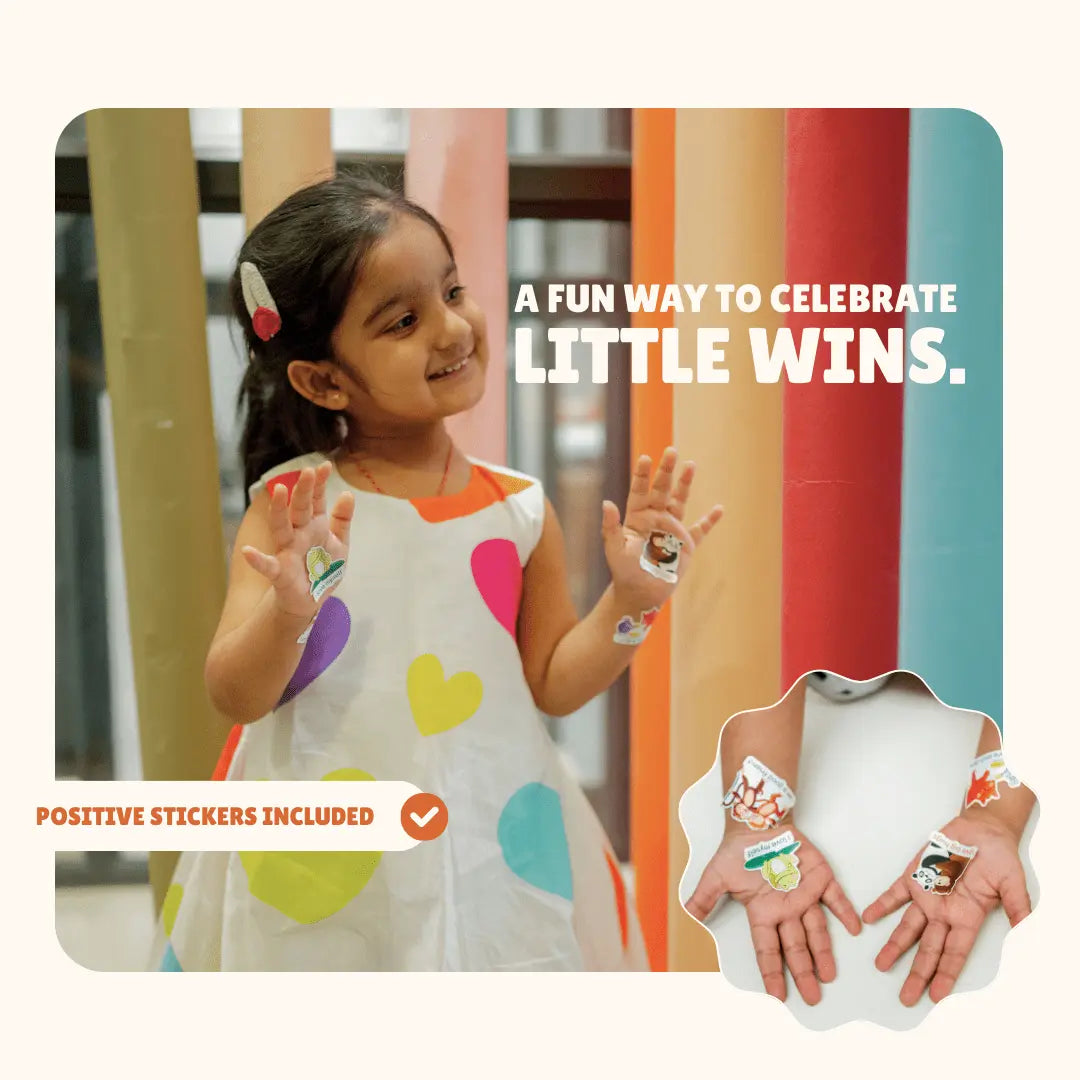 Daily Affirmations Cards for Kids | Pack of 5 for Gifting