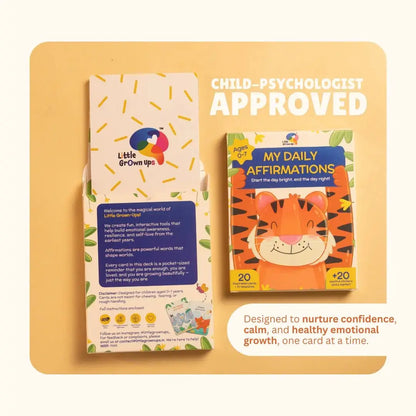 Daily Confidence Affirmation Cards for Kids